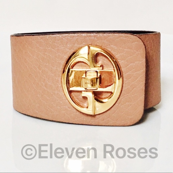 Gucci 1973 Leather Bangle Bracelet - Picture 8 of 8